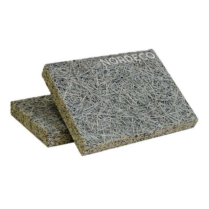 Фибролитовая плита Nordeco ФП 400-25С 1200х600х25 низкой плотности на сером цементе фото 4
